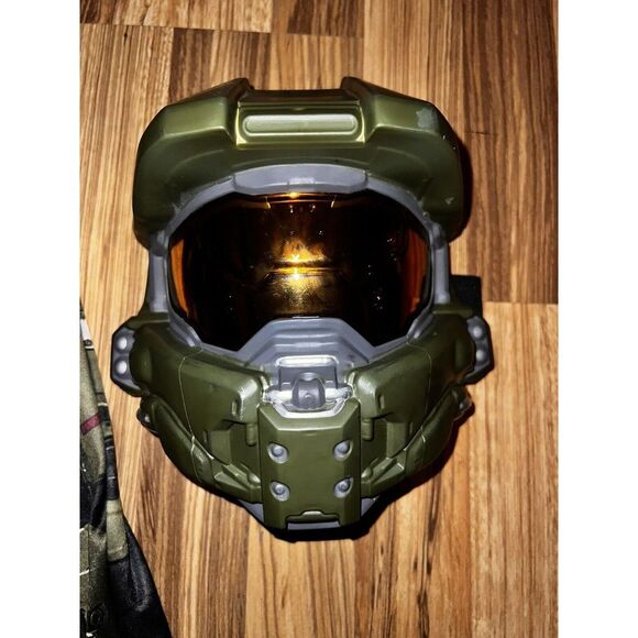 HALO Boys' Sz M 8/10 Master Chief 2PC‎ Classic Muscle Halloween Costume 8 10 - Picture 3 of 8
